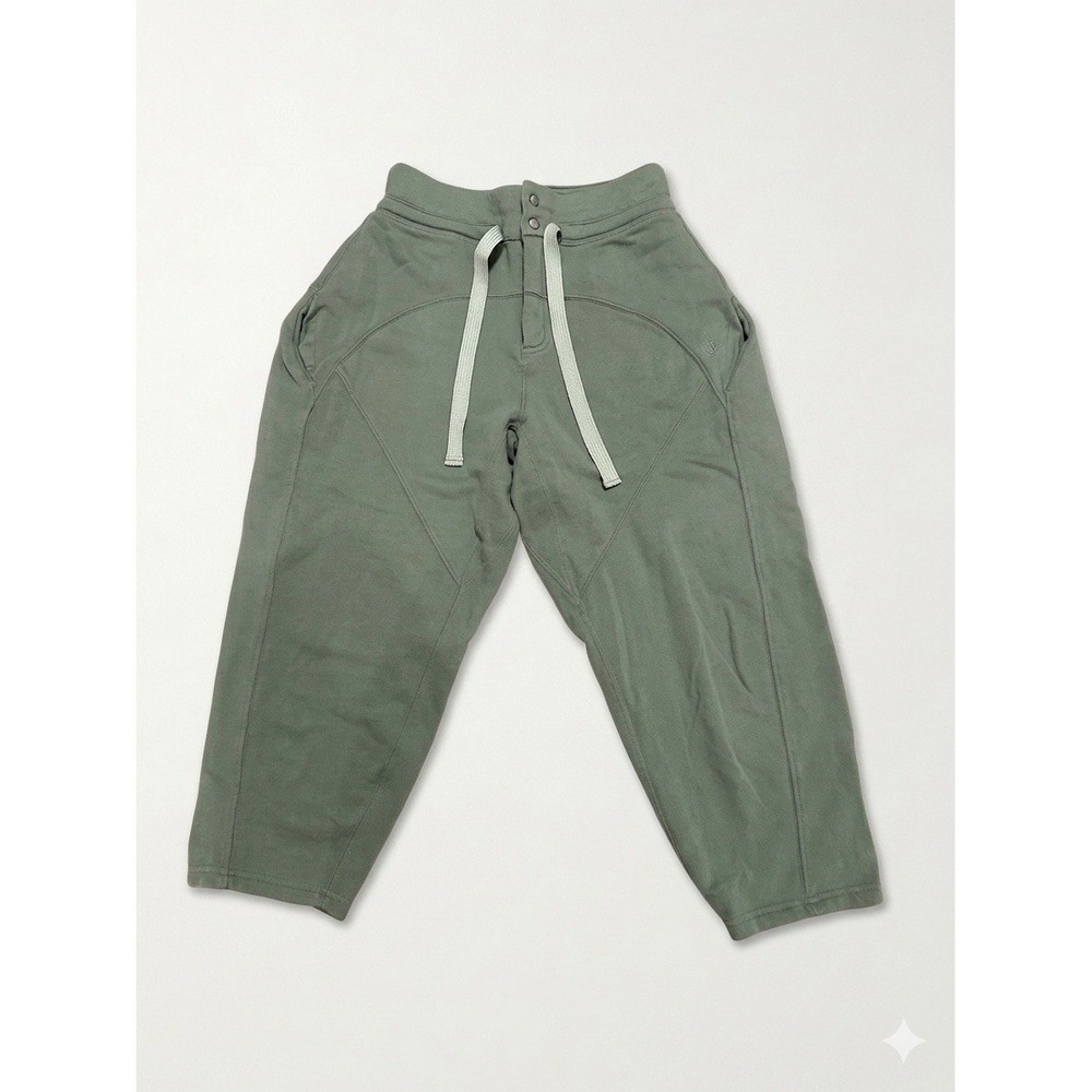 Free People Sweatpant Women Green SzS FP Movement Summit Scout Sage Comfy Crop